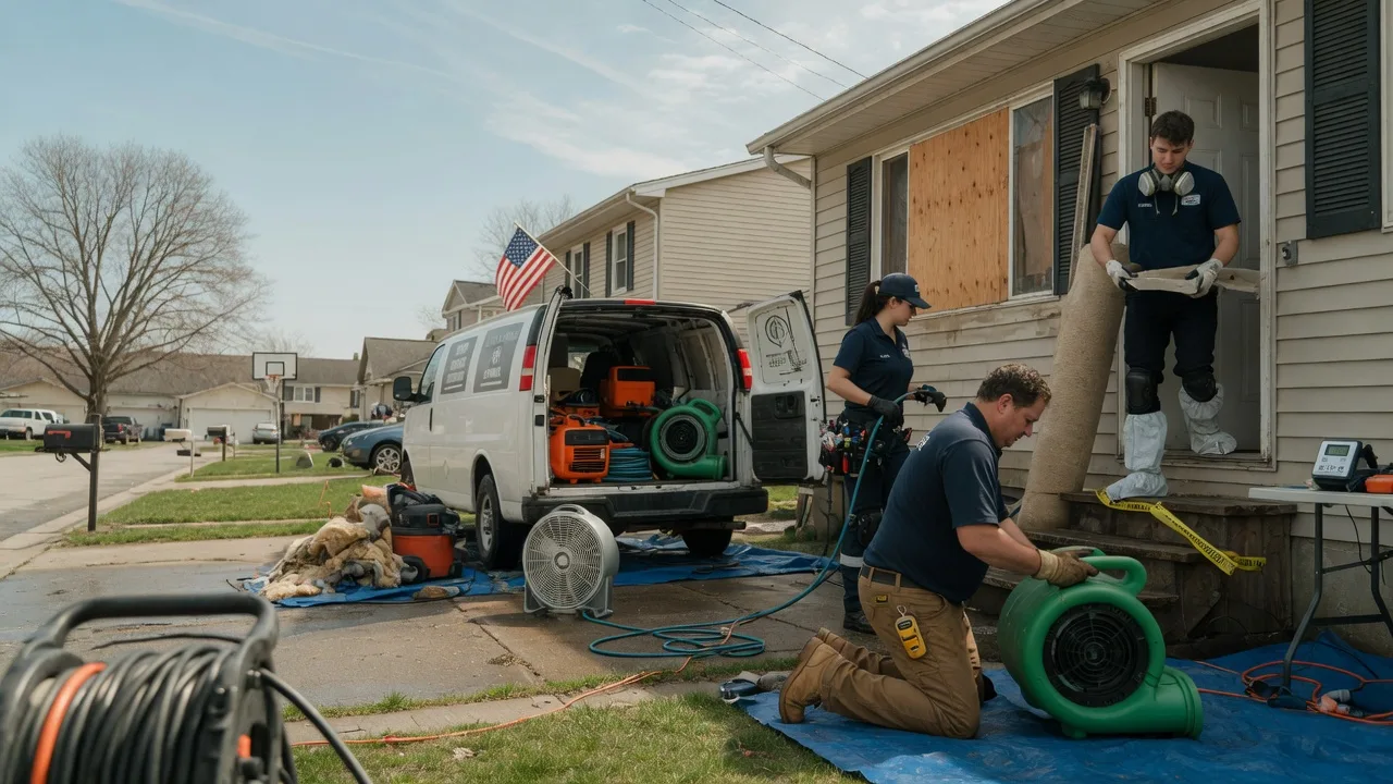 Water Damage Restoration in Slippery Rock, PA near me